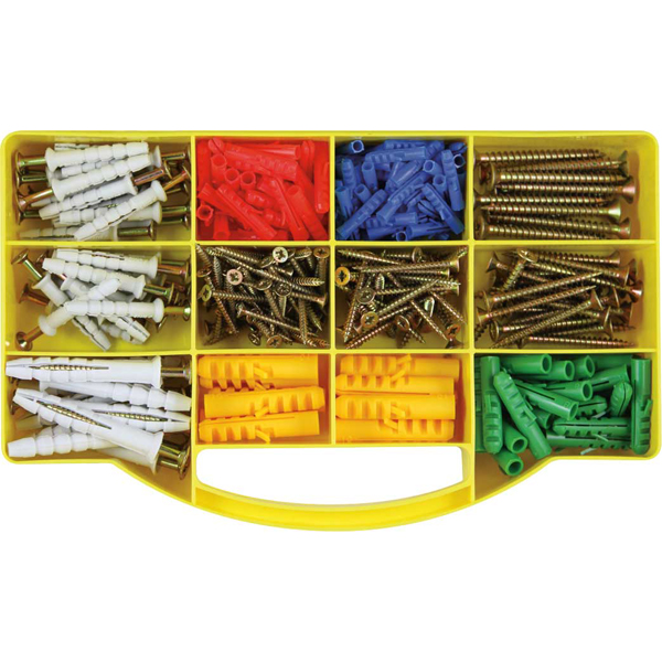 Champion GJ Grab Kit 315pc Screws, Anchors & Wall plug Kit